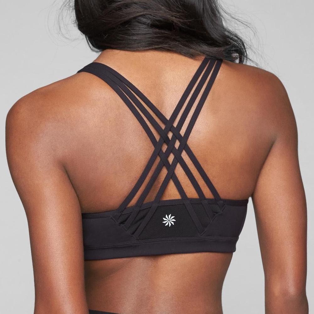 Athleta Fully Focused Sports Bra in Black